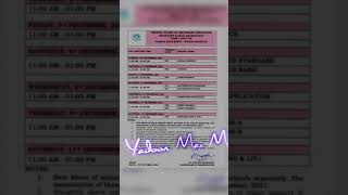 datesheet class 10