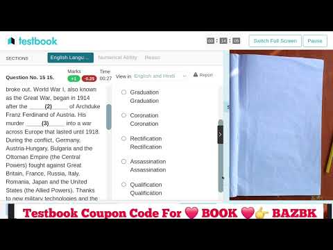 Testbook SBI CLERK Live Mocktest-6 | Testbook coupon code | testbook pass pro coupon code