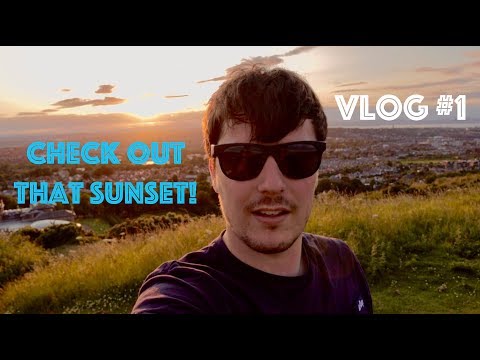 Chasing the Sunset in Edinburgh!