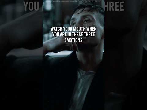 Watch your mouth when you are in these 3 emotions #motivation #lifelessons #quotes #shorts