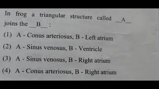"Frog alert! 🐸 Can you answer this biology question correctly? Comment your answer✍️ #BioWithKhushi"