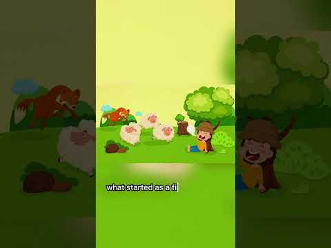 The Boy who cried Wolf #kidsvideos #englishstories #shortstoryforkidsinenglish #short