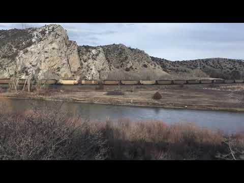 BNSF coal train Trident MT