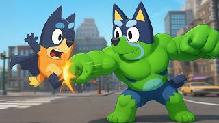 Giant Hulk vs Batman Bingo 💥🦸‍♂️The Ultimate Hero Showdown🔥 |  Bluey Animation