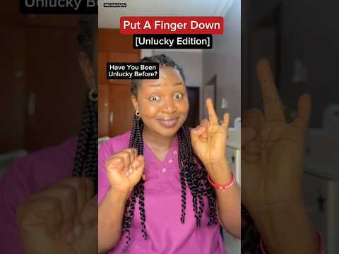 Put a finger down, Unlucky edition #shorts #putafingerdown #unluckyedition