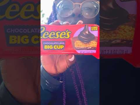 NEW Reese’s Chocolate Lava BIG CUP‼️ #new #reeses #shorts #lava #chocolate #bigbacksnaks #tryyhese