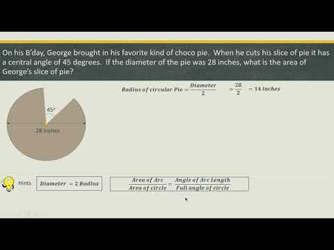 Area of Arc | Geometry | Grade 7-8 | Math challenge