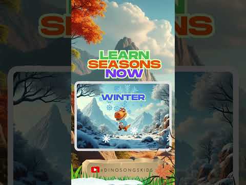 Summer is hot! Winter is cold! Can you feel the seasons too?