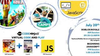 Virtual Code and Play Camps - Summer 2020
