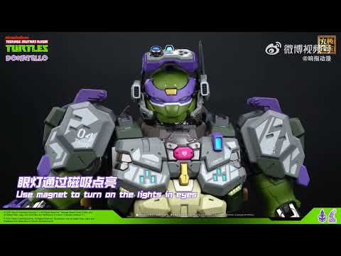 Heat Boys x Snap Design Teenage Mutant Ninja Turtles Donatello Mecha Action Figure Articulation PV