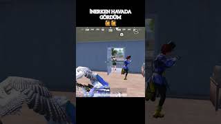 İNERKEN HAVADA GÖRDÜM 🙋 #pubgmobile #pubg #pubgshorts