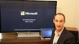 Connecting to a Microsoft Wireless Display Adapter