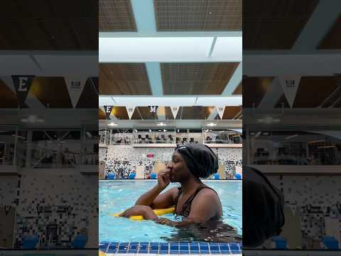 It’s never too late to learn something new #swimminglessons #healthylifestyle #blackgirlmagic #swim