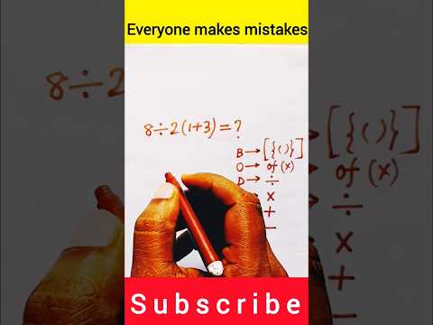 Bodmas rule | Saralikaran| viral math #shorts