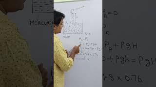 Atmospheric Pressure - Barometer #insidephysics #physics #atmosphericpressure #fluidmechanics