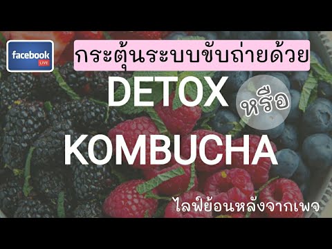 FB Live  คุยเฟื่องเรื่องการขับถ่าย : Detox กับ Kombucha ต่างกันยังไงและกินอะไรดี