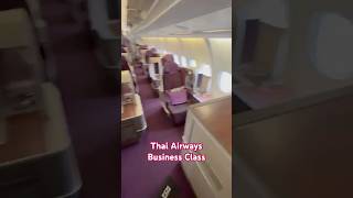 Thai Airways Business Class #a330  Airbus #thailand #airbus330  #suvarnabhumiairport