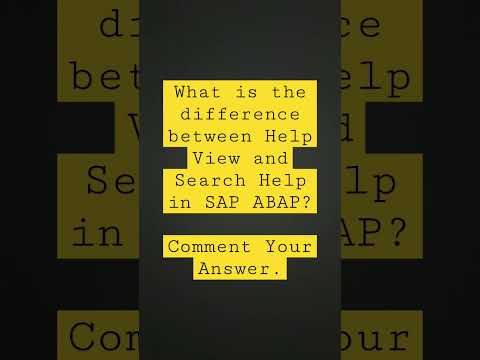 SAP ABAP Question 7 | Comment Your Answer| #sapabap