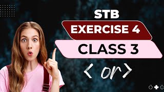 Class 3 Math Unit 1 Exercise 4 Solution | Sindh Textbook Board | STB Mathematics