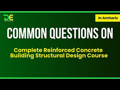 Common Questions On Complete RC Building Design Course | Common Questions On ETABS Course part 4