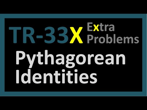 TR-33X: Pythagorean Identities (Trigonometry series by Dennis F. Davis)