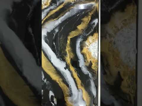 How to create Marble Effects with Resin @hazelnutartworks