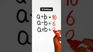 99% will Fail.. in this IQ Challenge 😱 #math #mathtest #mathchallenge #basicmath #easymath
