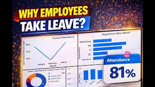 Build a Leave & Attendance Analytics Dashboard in Power BI | Complete HR Analytics Project