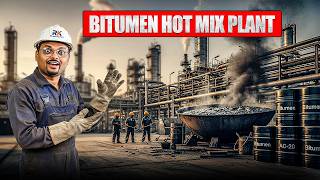 Bitumen Hot Mix Plant Kaise Lagaye? Full Investment & Profit | Asphalt Hot Mix Plant Business Idea