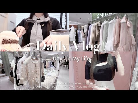 [vlog] 3 Days of Splurging by a Japanese Girl⟡.· Tokyo Office Outfit Haul