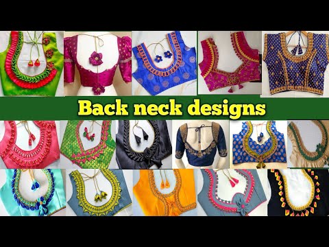 latest blouse back neck design / blouse design/ blausee design 2024..2025 fancy blouse ki design