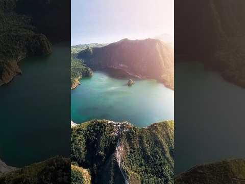 🌋🌊 Taal Volcano: The Mind-Bending Volcano Within a Lake, Within a Volcano #shorts #volcano