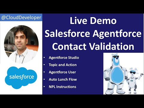 Salesforce Agentforce Contact Validation Agent in 30 Minutes