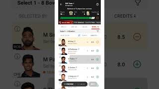 CSK VS RCB DREAM 11 TEAM PREDICTION||RCB VS CSK 1st ipl dream 11 TEAM prediction||#cskvsrcb #shorts