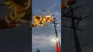 Flying hanuman drone #shorts #hanuman #bajarangbali #hanuman ji #hanumanchalisa