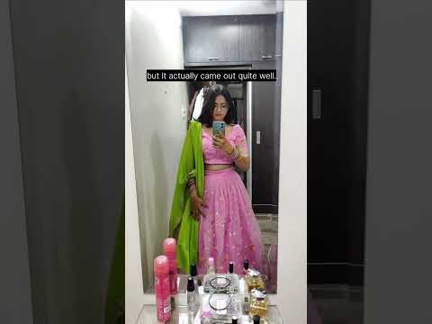 GRWM For My Sister's Wedding II Lehenga #ytshorts #youtube #shorts #wedding #lehanga #haul #ethnic