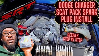How To Replace/Install Spark Plugs on A Dodge Charger Scat Pack 392.