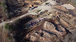Loader work at the sawmill (DJI Mini) 4