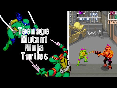 Teenage Mutant Ninja Turtles 1989 - Retro / Classic Arcade Gameplay (2Player)