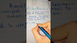 Parents feedback for teachers | feedback for school results | Ptm feedback from parents