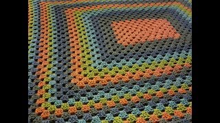 The Rectangle Granny Blanket Crochet Tutorial! (& how to change the dimensions)