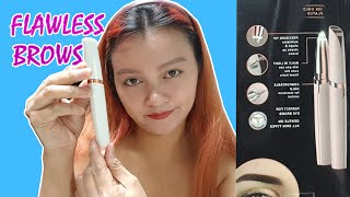 FLAWLESS BROWS// HOW TO USE FLAWLESS BROWS TUTORIAL// REVIEW