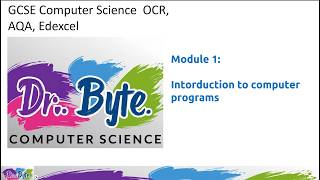 GCSE Computer Science Programming Introduction | Basic PsudoCoding, Variables (OCR J277 / AQA 8525)