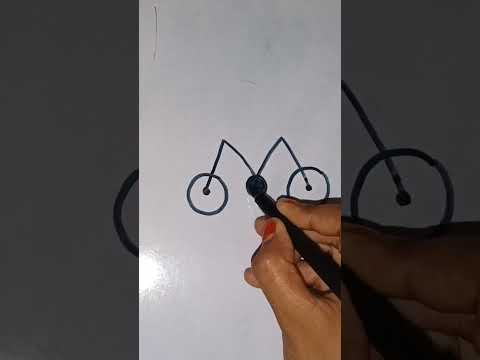 easy cycle drawing #drawing #how