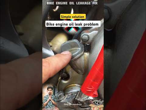 engine oil leakage problem| bike servicing| motos 2025