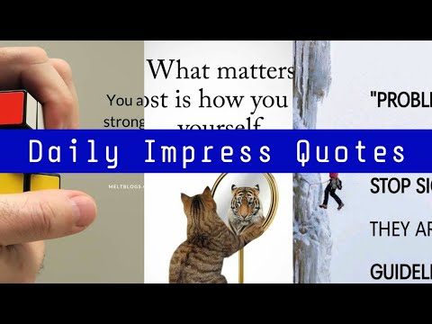 Daily impress quotes in English | Impressing quotes | Motivational video | Everyday Motivation