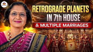Retrograde Planets in 7th House and Multiple Marriages | D9 chart analysis | Retrograde jupiter |