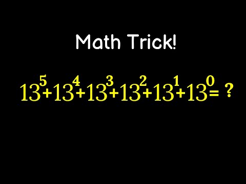 Geometric progression magic with 13!
