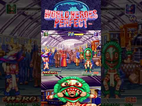Mudman Combo 100% (World Heroes Perfect) #worldheroes #worldheroesperfect #mudman  #arcadechallenge