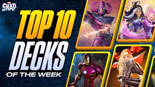 THE BEST DECKS IN MARVEL SNAP | Weekly Marvel Snap Meta Report #144